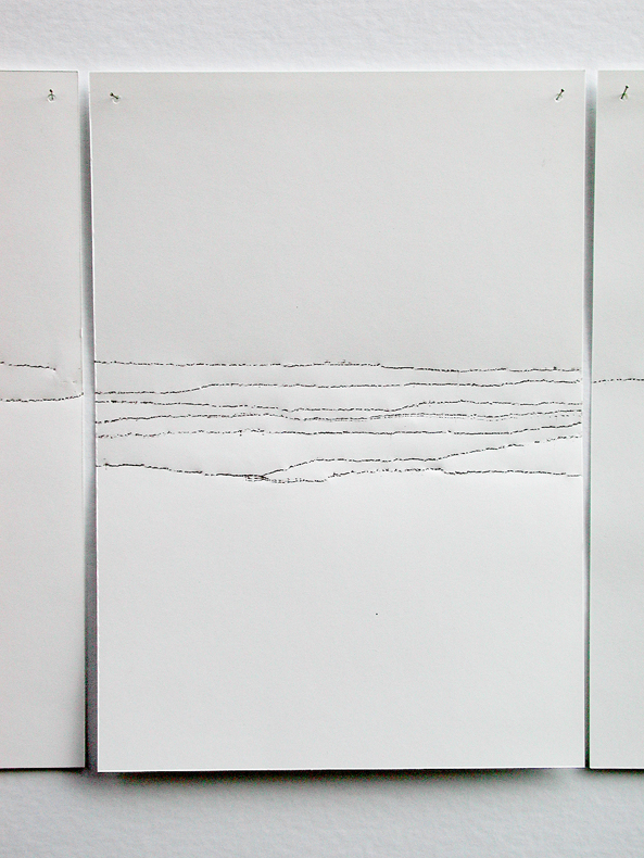 *P/3-3-6A*, 2008
(3-3-6.4A bis 3-3-6.1A)
30,5 x 85,5
Kreide, Karton
je 30,5 x 21,5