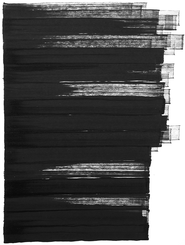 *SCH.T.63*, 2007
Tusche, Karton
61 x 43